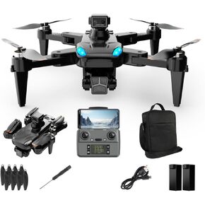 GPS UHD Drone with 4K Camera（Adult Model), Auto Return, 2 Axis Gimbal RC Video Drone for Beginner 9000 Feet Control Range, Follow Along, 2 Batteries for 50 Mins Flight, Birthday Gifts for Men