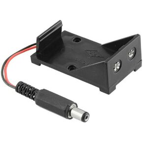 Gump's grocery 2PCS 9V Battery Holder Box Case Wire Plug 5.5 * 2.1mm for Arduino UNO R3