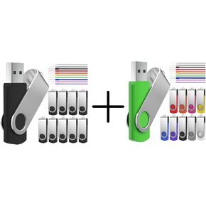 USB Flash Drive 512MB 10 Pack and 10 Pack 1GB USB 2.0 Flash Drive USB Drives