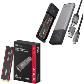 IDSONIX M.2 SSD العلبة و 2 تيرابايت M.2 2280 PCIE GEN 3.0 NVME SSD