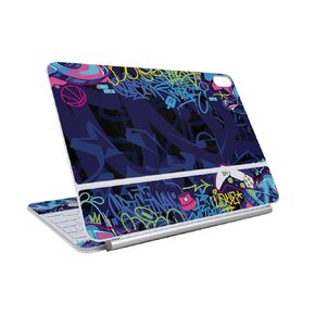 Skin Compatible with Apple Magic Keyboard for iPad Air 11-inch (M3) 2025 - Grunge Magenta - Premium 3M Vinyl Protective Wrap Decal Cover - Easy to Apply | Crafted in The USA by MightySkins