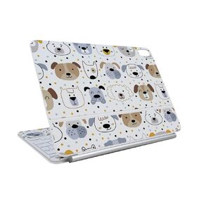 Skin Compatible with Apple Magic Keyboard for iPad Air 11-inch (M3) 2025 - Strange Crowd - Premium 3M Vinyl Protective Wrap Decal Cover - Easy to Apply | Crafted in The USA by MightySkins