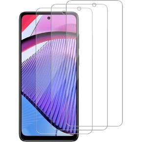3 Pack for Motorola Moto G Power 5G (2023) / XT2311 Tempered Glass Screen Protector, Scratch-Proof, Bubble-Free,HD Transparent, 9H Hardness,Bubble Free,Case Friendly