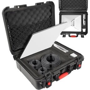 IP67 Waterproof Hard Case for Starlink Mini Dish Kit, Portable Travel Carrying Options with Precision-Cut EVA Foam Interior for Starlink Accessories | Ideal For Camping & Rescue(Case Only)