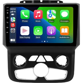 2+64GB Radio Android Radio for Dodge RAM 1500 2500 3500 2013-2019 Auto AC Stereo Upgrade Dash Kit GPS MANGIGINGNIN
