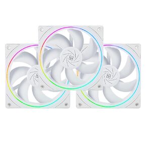 TL-S12W X3 CPU Fan 120mm Case Cooler Fan, 4pin PWM Silent Computer Fan Under 23.2dB(A) for Case CPU Liquid Cooler and CPU Air Cooler, Quiet CPU PC Fan