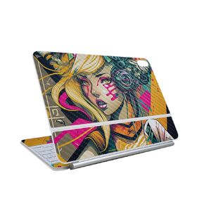 Skin Compatible with Apple Magic Keyboard for iPad Air 13-inch (M3) 2025 - Papercraft Purple - Premium 3M Vinyl Protective Wrap Decal Cover - Easy to Apply | Crafted in The USA by MightySkins