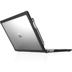 STM Dux Microsoft Surface Laptop 6 Case 13.5" – Rugged Protection, Transparent Back, Surface Pen Holder, Sleek and Lightweight, Anti-Slip Rubber Feet, Clip-On Installation