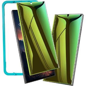 2 Pack for Samsung Galaxy S24 Ultra Screen Protector Privacy, [Not Glass] Gradient Colorful Anti-Spy Anti-Blue Light Full Coverage Flexible Film, [1S Fingerprint Unlock] Touch Sensitive