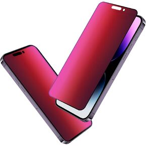 Privacy Screen Protector for iPhone 16 Pro max 6.9 inch - Anti-scratch, anti-blue light and colorful gradient flexible ceramic film