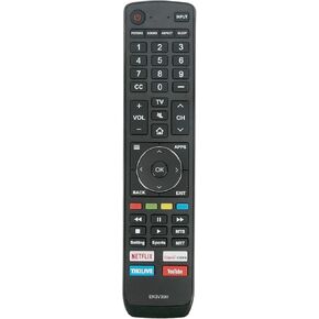 EN3V39H Replaced Remote fit for Hisense TV 55H6E 55R6000E 49H6E 65H6E 65H6080E 65R6E 65R6070E 50H6080E 50H6E 55EU6070 55H6080E 55R6000 55R6000E 55R7E 55R6E 55R6040E