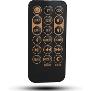 Replacement Remote Control Compatible for Klipsch SoundBar RSB-3 RSB-8 RSB-6 R4B R-4B RSB-11 RSB-14 Sound Bar