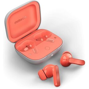 Motorola Moto Buds XT2441-1 Dinamic ANC, Triple Mic. Array, IPX IP54, Bluetooth 5.3, Dolby Atmos-Sound - (Peach Pink)
