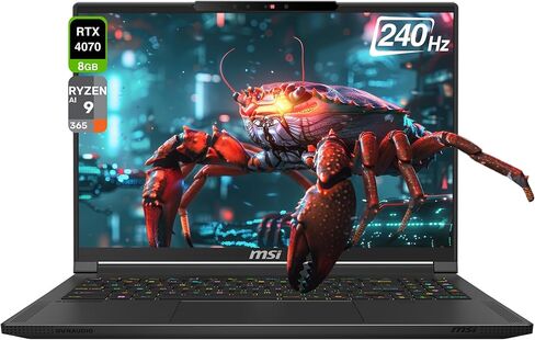 MSI Stealth A16 AI+ COPILOT GAMING LAPTOP ، AMD RYZEN AI 9-365 ، 32 GB LPDDR5X RAM ، 1 TB PCIE SSD ، 16 " in Kuwait