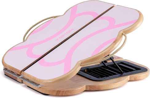 Slant Board,Foldable Calf Stretcher Board,Cloud Design,Wooden,Stretching Board for Squats,9 Adjustable Slant Board for Knees Ankle Heel Feet Leg,for All in Saudi Arabia