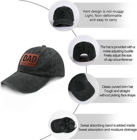 Gifts for New Dads-Dad Est. 2025 Baseball Cap for Men,Trucker Hat, Ideas for Men Husband Dads in Saudi Arabia
