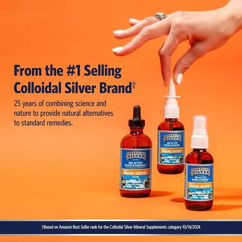 Sovereign Silver Bio-Active Silver Hydrosol for Immune Support - 10 ppm, 2oz (59mL) - Fine Mist Spray in Kuwait