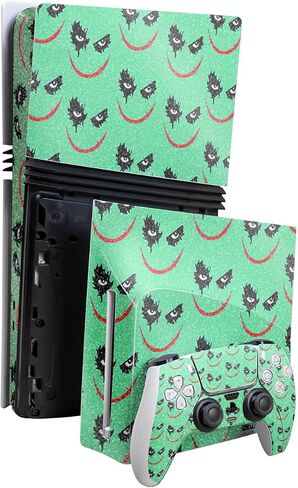 Skin Compatible with PlayStation 5 Pro Bundle + Disc Drive for PS5 - Cabin Stripes - Premium 3M Vinyl Protective Wrap Decal Cover - Easy to Apply | Crafted in The USA by MightySkins in Saudi Arabia