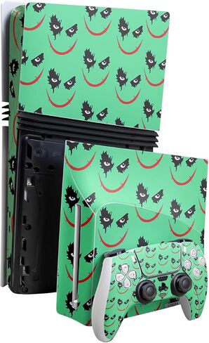 Skin Compatible with PlayStation 5 Pro Bundle + Disc Drive for PS5 - Cabin Stripes - Premium 3M Vinyl Protective Wrap Decal Cover - Easy to Apply | Crafted in The USA by MightySkins in Saudi Arabia