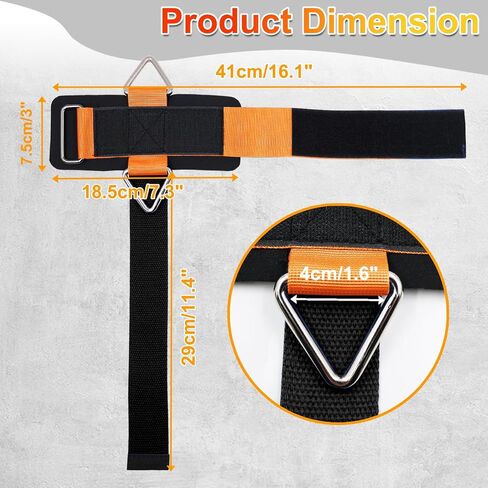 J Bryant Fitness Wrist Straps for Weightlifting and Cable Machines - Premium Padded Wrist Cuffs with Sturdy Triangle Buckle Ideal for Arm Training Tricep Extensions Upright Rows and Recovery Workouts in Kuwait
