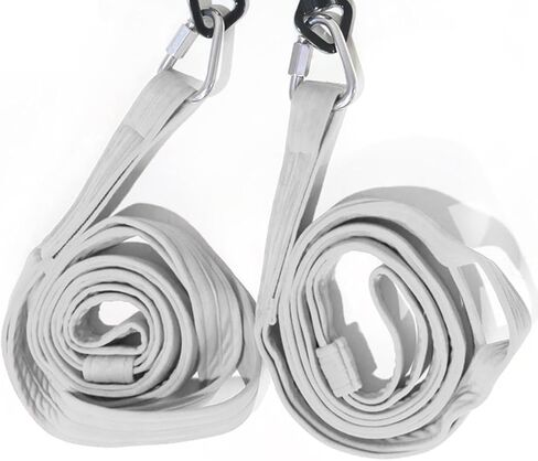 8.2ft 2.5m Aerial Straps Ropes Yoga Aerial Acrobatics Body Aerial Loop Trapeze Circus Apparatuses Equipment Three-Layer Straps 1 pairs in Saudi Arabia