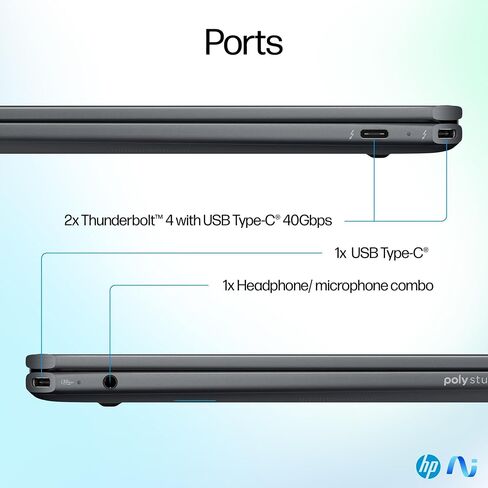 HP 2025 Laptop | OmniBook Ultra Flip 2-in-1 | 14" 2880 x 1800 Touch | Intel-8 Core Ultra 7 258V | 32GB LPDDR5 | 2TB SSD | Windows 11 Pro | Wi-Fi - BT 5.4 - Backlit KB - 9MP IR AI Camera - Blue in Saudi Arabia