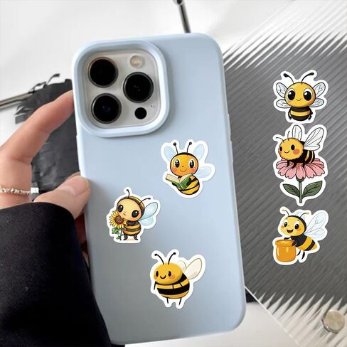 500Pcs Bee Stickers Waterproof Vinyl Decals in Kuwait