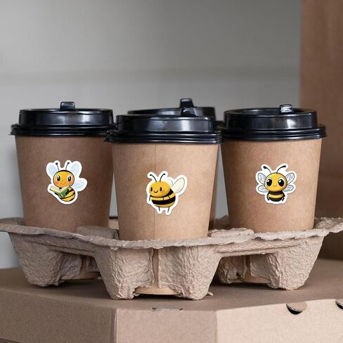 500Pcs Bee Stickers Waterproof Vinyl Decals in Kuwait