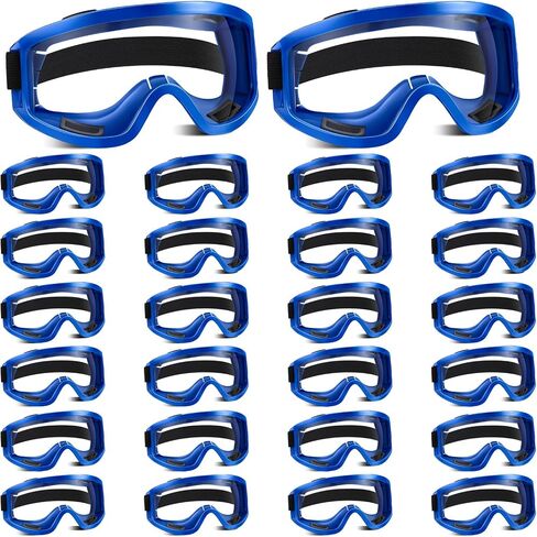 Xuhal 24 Pieces Kids Safety Goggles, Adult Science Goggles Boys Girl Protective Lab Goggle for Home Classroom Work(Colorful) in Kuwait