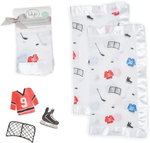 Lulujo Baby Mini Muslin Cotton Silky Soft Cloths, Sailboats, 3-Pack, 28 x 28-Inches in Saudi Arabia
