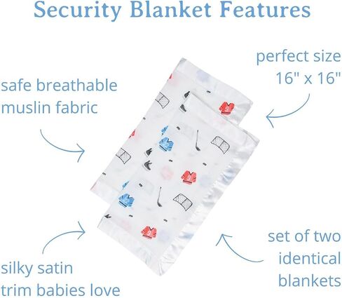 Lulujo Baby Mini Muslin Cotton Silky Soft Cloths, Sailboats, 3-Pack, 28 x 28-Inches in Saudi Arabia