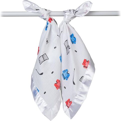 ملابس Lulujo Baby Mini Muslin القطنية الناعمة الحريرية، قوارب شراعية، 3 عبوات، 28 × 28 بوصة in Kuwait