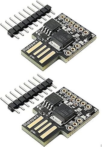 Redtagcanada Digispark Kickstarter متوافق مع مجلس تطوير USB Micro Micro for Attiny85 لوصف Arduino ، مع دبابيس الموصل (لوحة تطوير USB 2) in Saudi Arabia