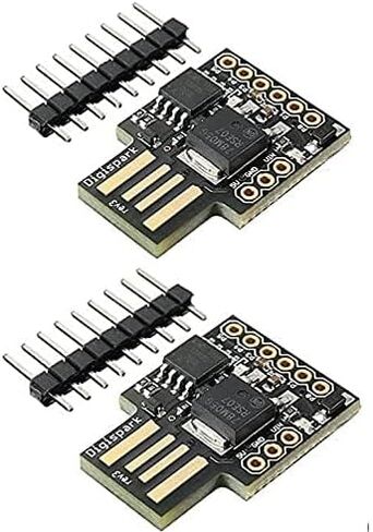 Redtagcanada Digispark Kickstarter متوافق مع مجلس تطوير USB Micro Micro for Attiny85 لوصف Arduino ، مع دبابيس الموصل (لوحة تطوير USB 2) in Saudi Arabia
