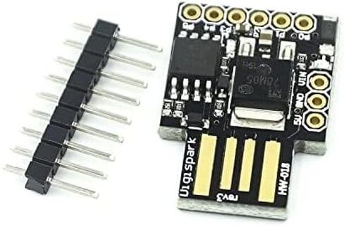 Redtagcanada Digispark Kickstarter متوافق مع مجلس تطوير USB Micro Micro for Attiny85 لوصف Arduino ، مع دبابيس الموصل (لوحة تطوير USB 2) in Saudi Arabia