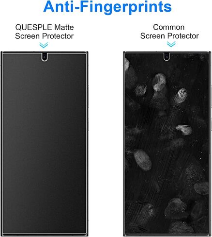 2 Pack for Samsung Galaxy S24 Ultra Matte Screen Protector [Not Glass], HD Clear, Anti-Scratch, Anti-Glare, Support fingerprint in Kuwait
