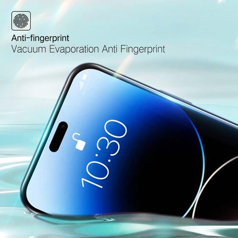 PERFECTSIGHT Sapphire Anti Glare Anti Blue Light Screen Protector Designed for iPhone 14 Pro Max - Eye Protection Diamond Hard Tempered Glass - Matte Military Grade Shatterproof Bubble Free (6.7 inch) in Saudi Arabia