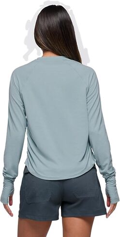 prAna Women's Sol Searcher Ls Crew in Saudi Arabia