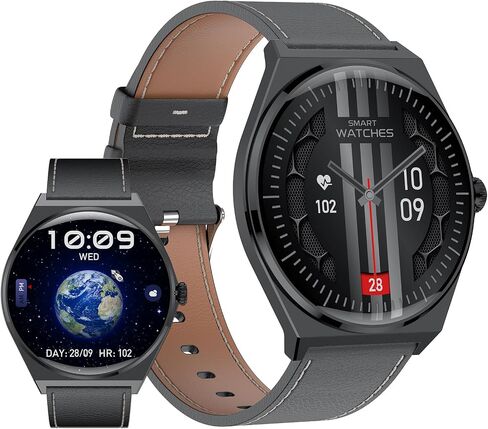 Smart Watch (Answer/Make Calls), 1.43’’ AMOLED Smart Watches for Men Women 100+ Sport Modes Fitness Watch with Blood Oxygen/Sleep/Heart Rate Monitor, IP67 Waterproof Smartwatch in Saudi Arabia