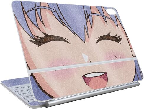 Skin Compatible with Apple Magic Keyboard for iPad Air 13-inch (M3) 2025 - Papercraft Purple - Premium 3M Vinyl Protective Wrap Decal Cover - Easy to Apply | Crafted in The USA by MightySkins in Saudi Arabia