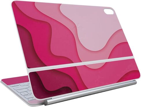 Skin Compatible with Apple Magic Keyboard for iPad Air 13-inch (M3) 2025 - Papercraft Purple - Premium 3M Vinyl Protective Wrap Decal Cover - Easy to Apply | Crafted in The USA by MightySkins in Saudi Arabia