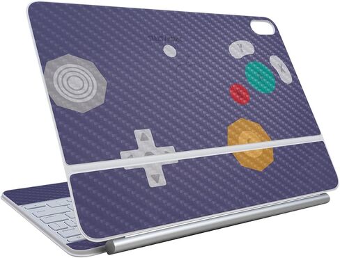 Skin Compatible with Apple Magic Keyboard for iPad Air 13-inch (M3) 2025 - Papercraft Purple - Premium 3M Vinyl Protective Wrap Decal Cover - Easy to Apply | Crafted in The USA by MightySkins in Saudi Arabia