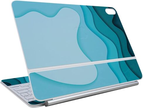 Skin Compatible with Apple Magic Keyboard for iPad Air 13-inch (M3) 2025 - Papercraft Purple - Premium 3M Vinyl Protective Wrap Decal Cover - Easy to Apply | Crafted in The USA by MightySkins in Saudi Arabia