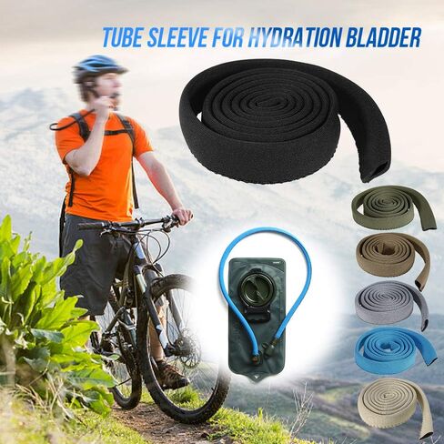 Water Bladder Tube Cover Hydration Tube Sleeve Insulation Hose Cover Thermal Drink Tube Sleeve Cover, Purple in Saudi Arabia