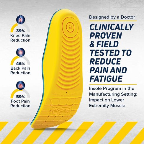 MEGAComfort Inc. unisex adult shoe insoles, Yellow, Blue, Men s Size 10-11 Women Size 12-13 US in Kuwait