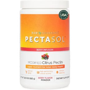 PectaSol Modified Citrus Pectin – 15 5g Lime Stick Packs – Total-Body Health Supplement to Support Heart,Immune System, Inflammation Response & Aging + Maintain Healthy Galectin-3 Levels