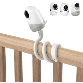15.7 inch Baby Monitor Strong Clamp Mount for HelloBaby HB6550, HB6558, HB248, HB66, HB65, HB40, BL9052-2 (Camera Not Included)