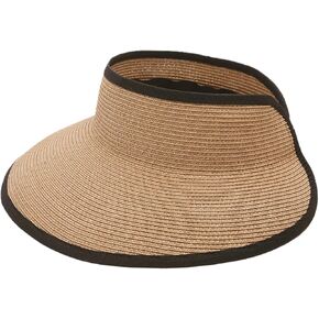 قبعات Joywant Sun Visor للنساء ، قبعة شاطئ ذيل الحصان الصيفية للسيدات مع UPF 50+