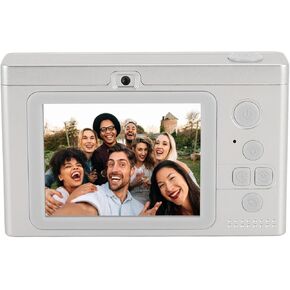 Digital Camera-40MP 1080P Digital Cameras for Photography, 2.4 Inch Screen Point and Shoot Vlogging Camera with 8X Zoom, Compact Camera for Students Selfie Travel ()