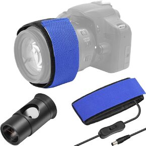 1.25" Metal Collimating Cheshire Eyepiece Short Version - Bundle with 400mm DC Lens Warmer